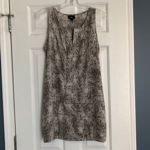 Snakeskin pattern dress